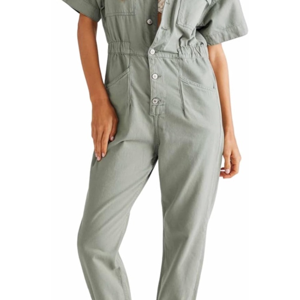 Free people Marci denim jumpsuit 💙
